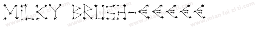 Milky Brush字体转换
